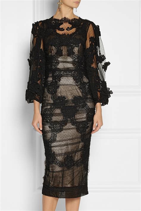 dolce gabbana lace dress with collar|dolce gabbana tulle dress.